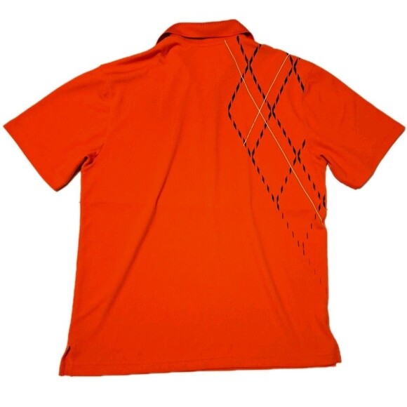 Champions Tour Pro Series Men's XL Orange Golf Polo Short Sleeve Knit Top - Picture 2 of 6